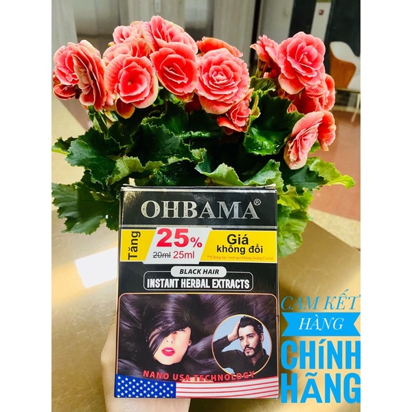 [Chính hãng]Dầu gội phủ bạc, đen tóc thảo mộc OHBAMA