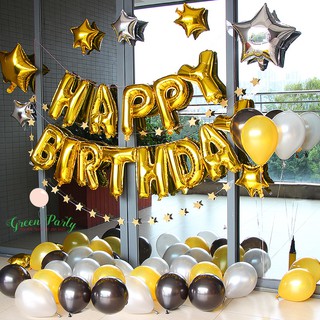 Bóng Chữ Happy Birthday Mập