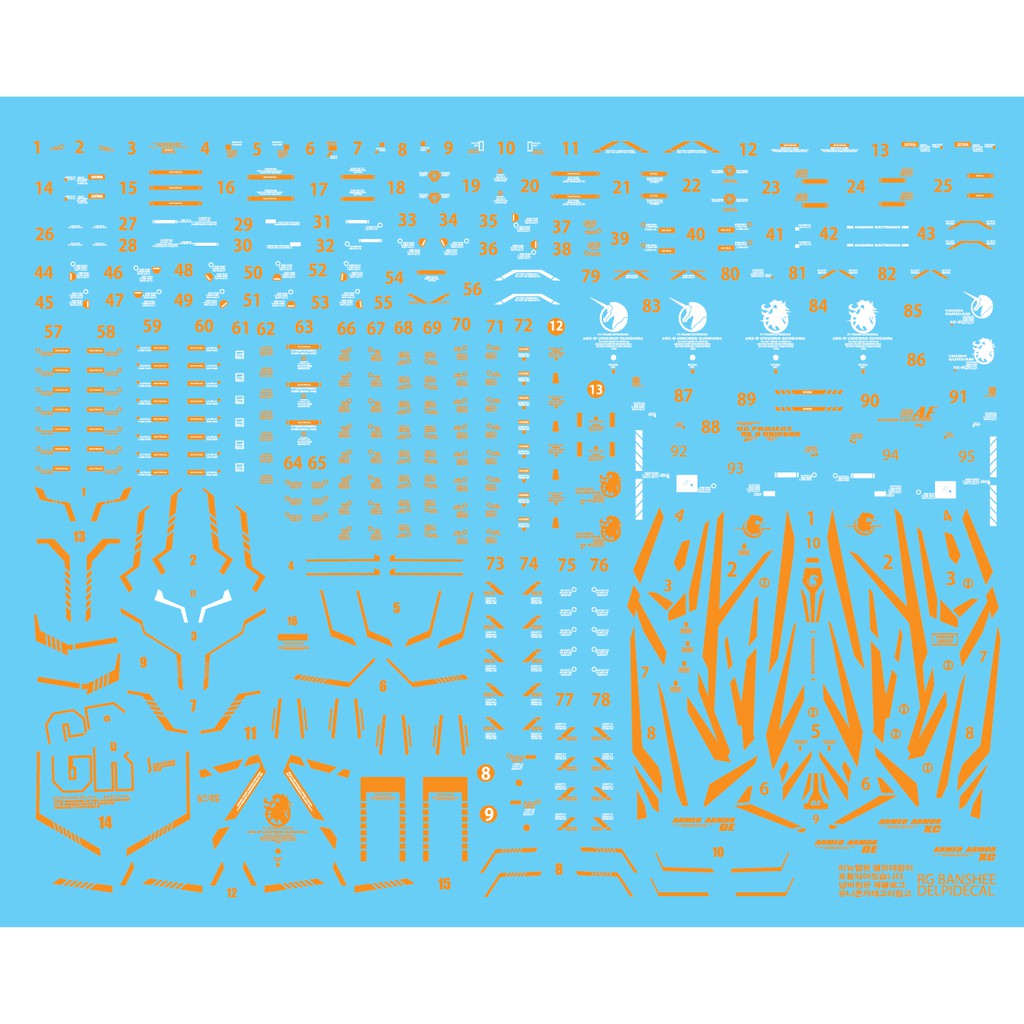 Decal Nước Hologram - RG Banshee