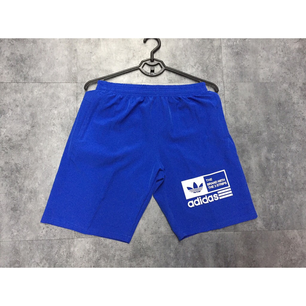 Quần Short Thể Thao Vải Poly Co Giãn 4 Chiều