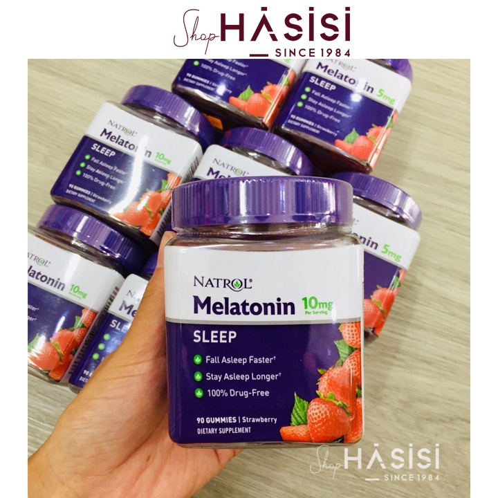 Kẹo Dẻo Giúp Ngủ Ngon NATROL - Melatonin Sleep 5mg/10mg 90 Gummies