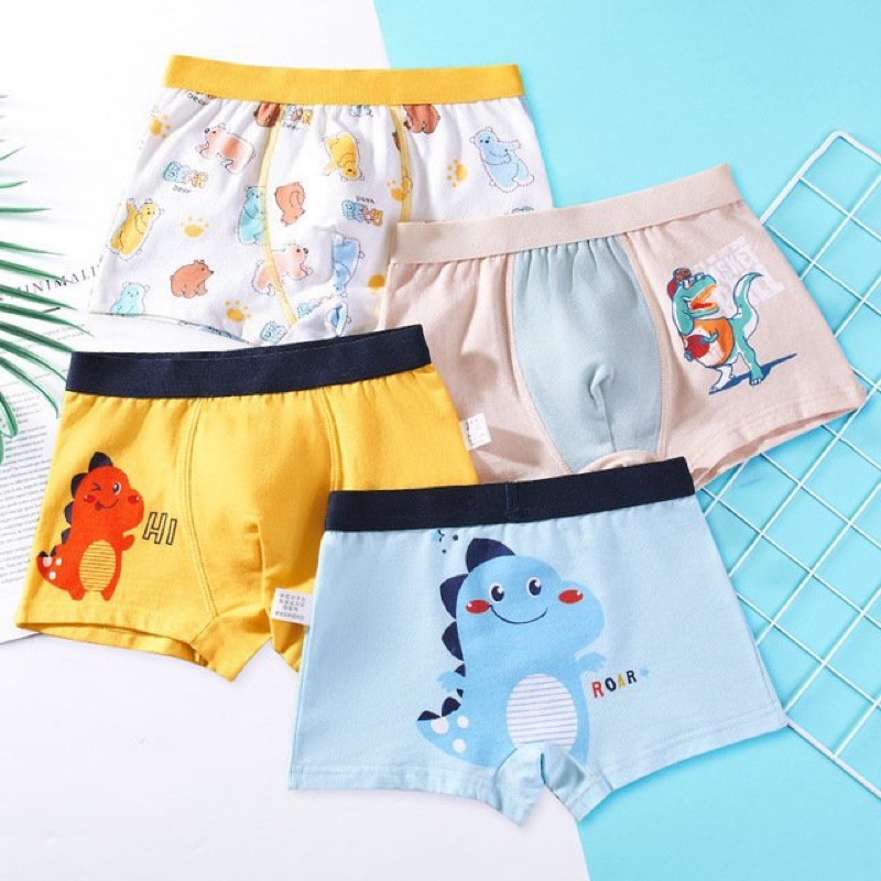 Quần lót bé trai quần Sip bé trai combo 5 cái QLBYH002
