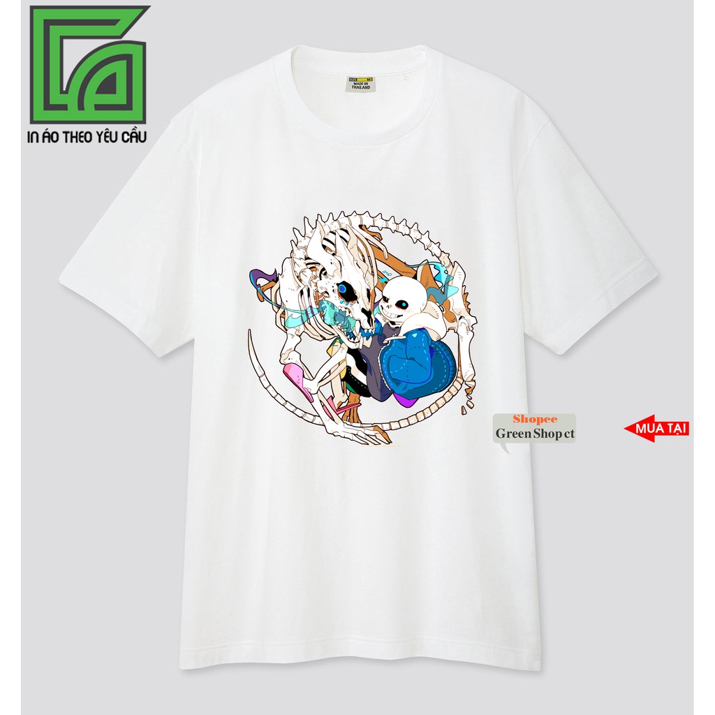 (NEW) Áo Thun In Hình Among Undertale Sans Vải Cotton Thái S51