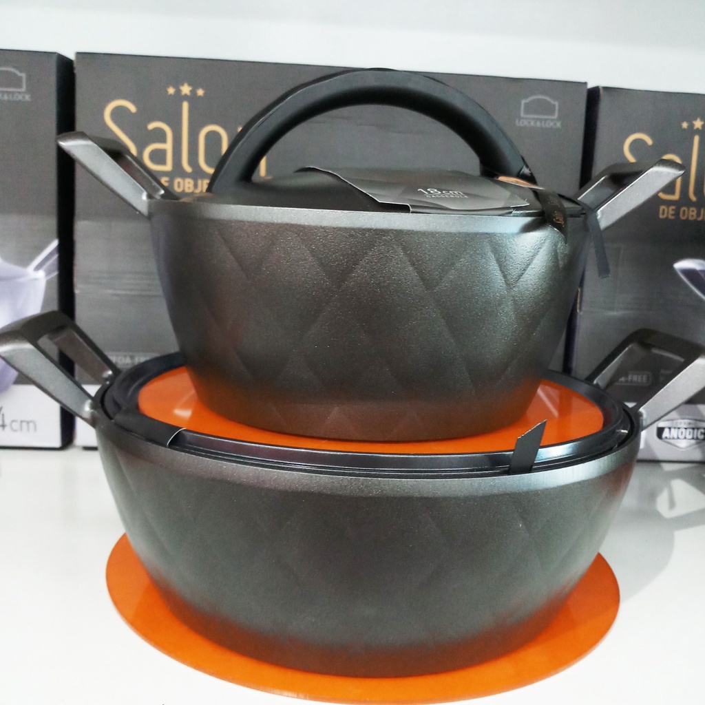 Nồi Chảo Salon Lock&Lock Chống Dính Ceramic Siêu Bền Đáy Từ GTH3242-IH / GTH3244-IH / GTH3263-IH