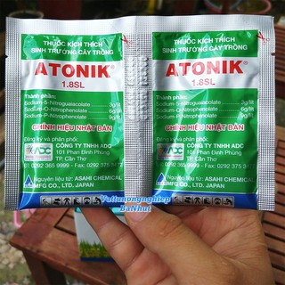[10 gói] Thuốc Kích Thích Sinh Trưởng Cây Trồng - Chính Hãng - ATONIK 1.8 SL 10ml