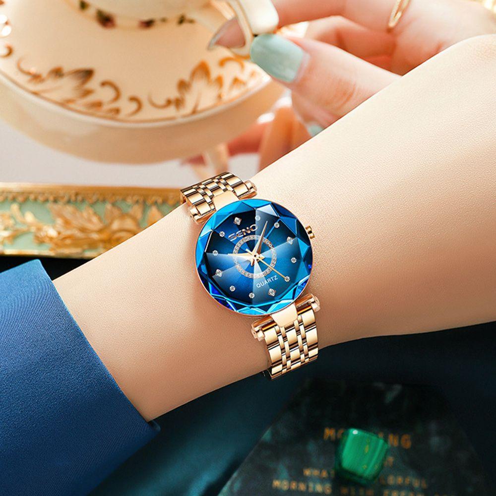 Đồng Hồ Bằng Thép Phong Cách Đơn Giản Kiểu Mới Cho Nữ|Đồng Hồ Đeo Tay Thời Trang Cá Tính