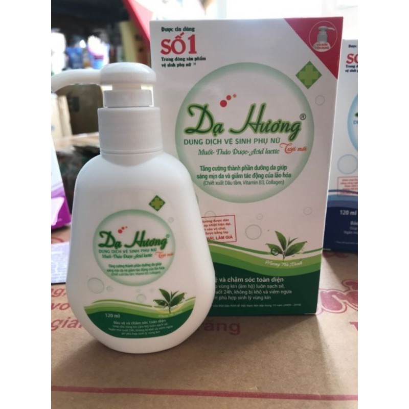 Dung dịch vệ sinh phụ nữ DẠ HƯƠNG chai vòi 120ml