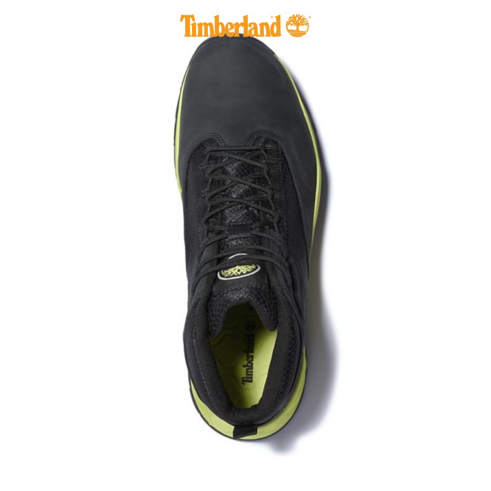 Giày Thể Thao Nam Solar Wave Leather/Fabric Mid Hiker Boots Màu Đen Timberland TB0A2BBF04