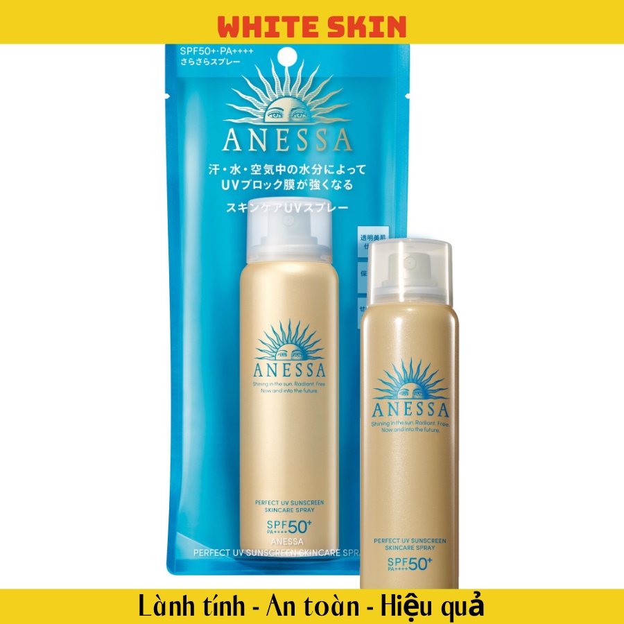 Xịt chống nắng bảo vệ da hoàn hảo Anessa Perfect UV Sunscreen Skincare Spray 60g