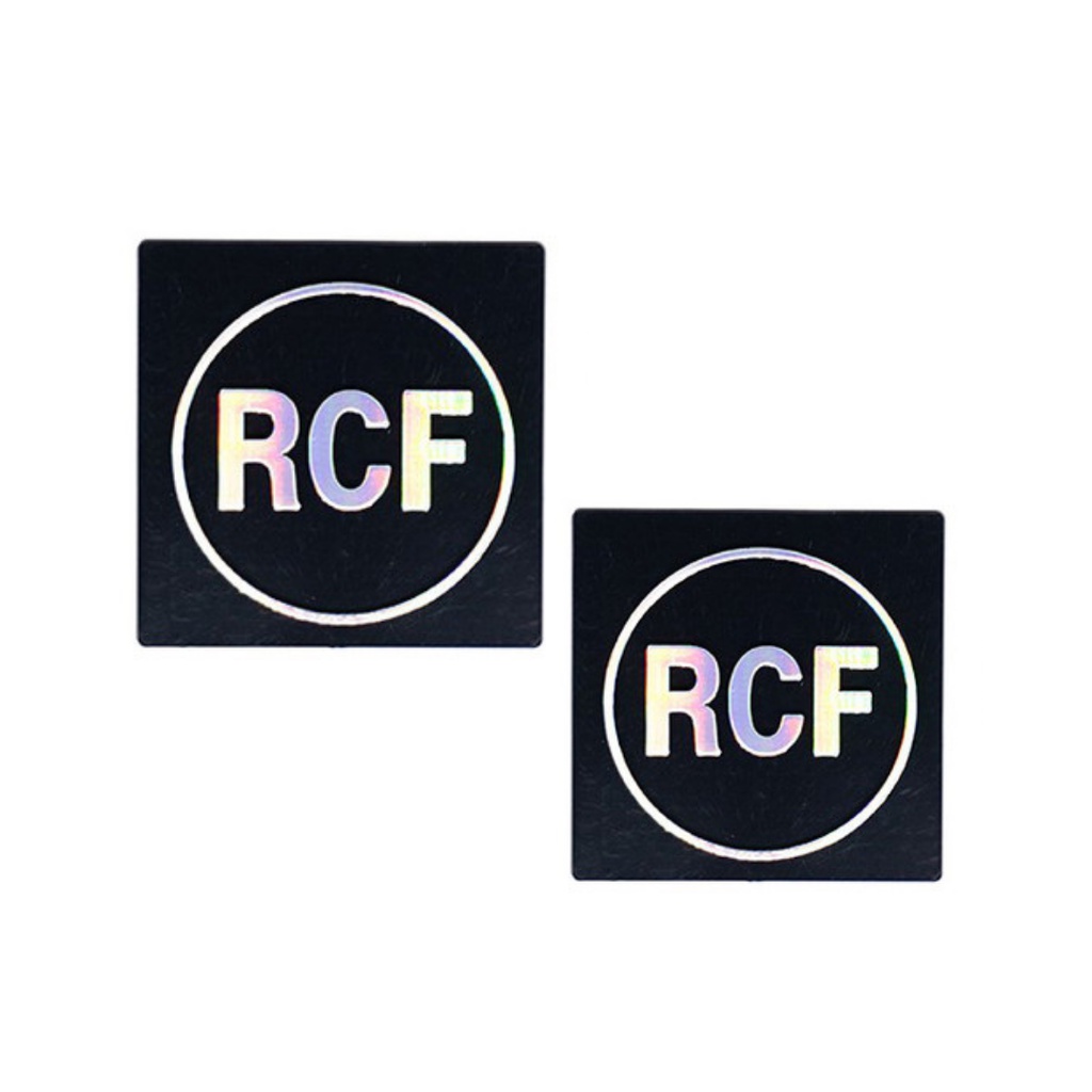 Tem dán thùng loa RCF nhựa cứng