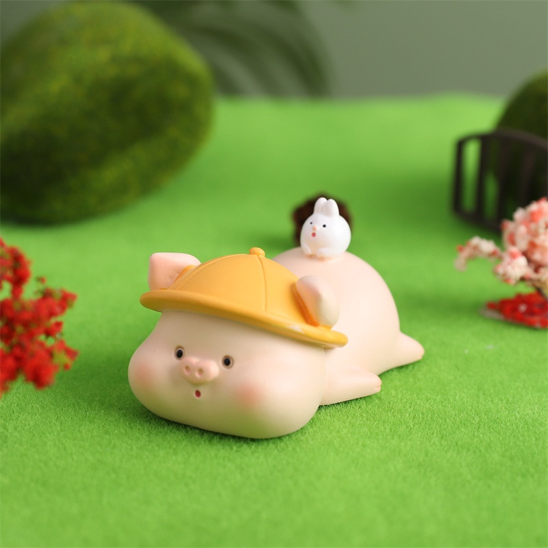 Tượng Heo trang trí ô tô, bàn làm việc đáng yêu/ Heo con trang trí 💕FREESHIP 50k💕- Linh tinh 10k