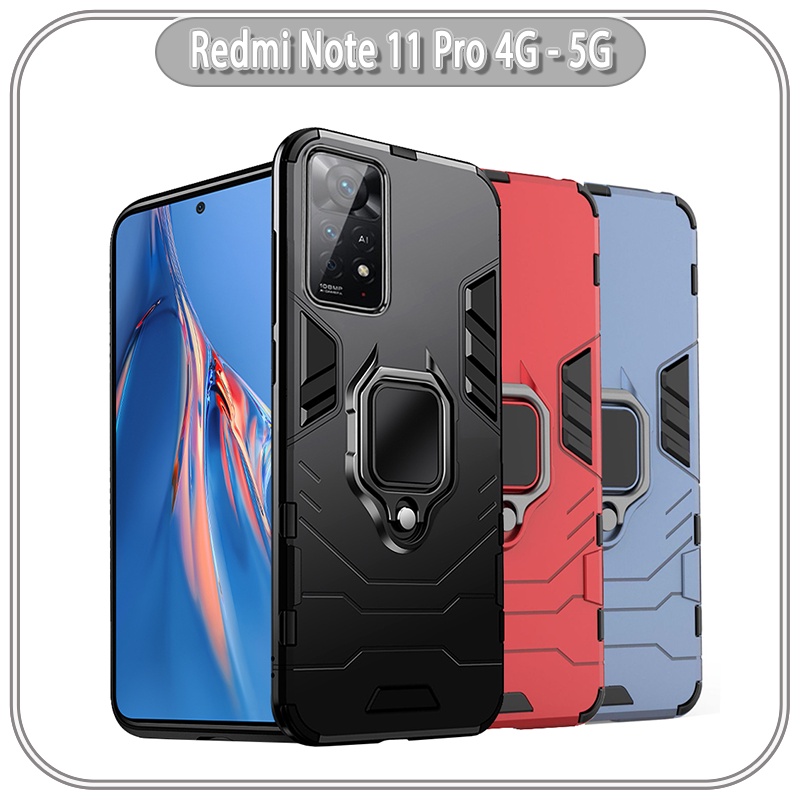 Ốp lưng cho Xiaomi Redmi Note 11 Pro 4G - 5G - Redmi Note 12 Pro 4G iRON MAN IRING Nhựa PC cứng viền dẻo chống sốc