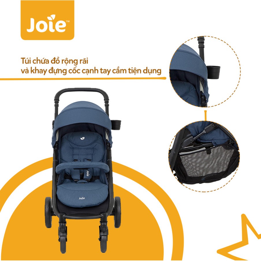 Xe đẩy trẻ em Joie Pact Deep Sea đến từ Anh Quốc  phù hợp với bé từ sơ sinh đến 15kg