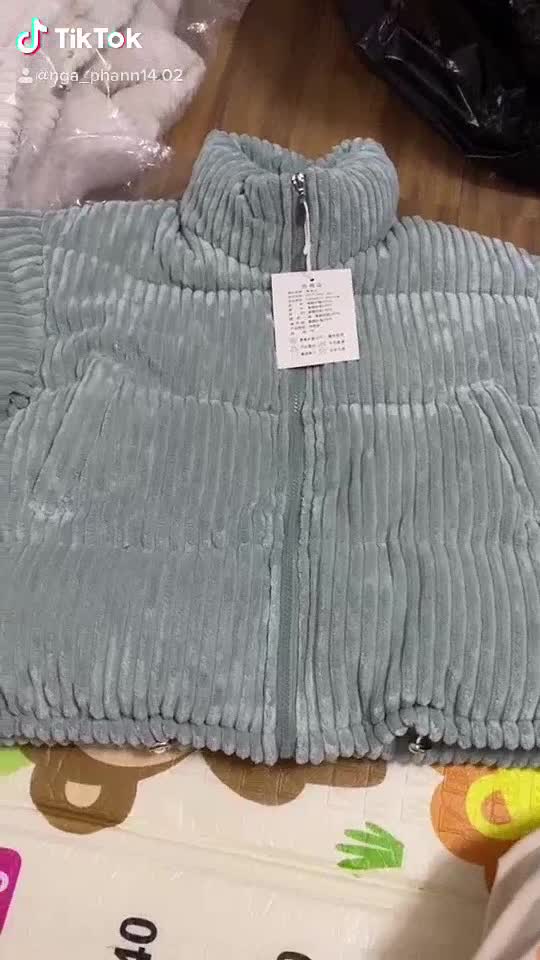 [ Hàng về sẵn ]  Áo khoác phao nhung nữ phong cách Hàn Quốc ( kèm ảnh thật) | BigBuy360 - bigbuy360.vn