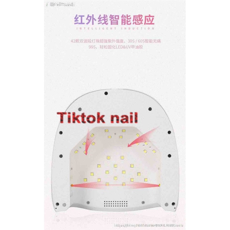 Máy hơ Tích điện 60W 42 bóng đèn 15600 mAH