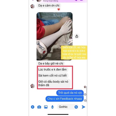 KEM  BODY CỐT TÍM  200Gram