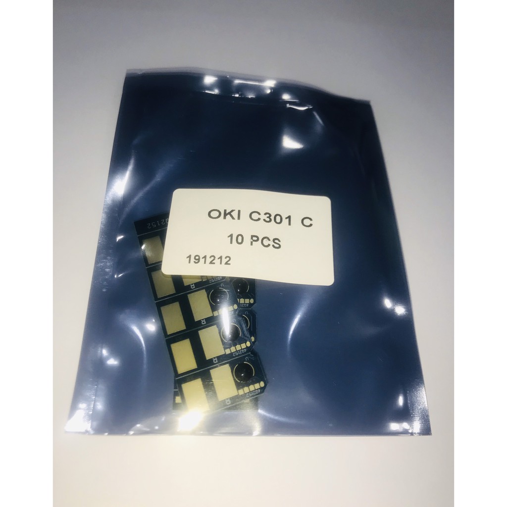 1 bộ Chíp Oki C301-321 bao gồm BK-C-Y-M- Chíp Oki 321