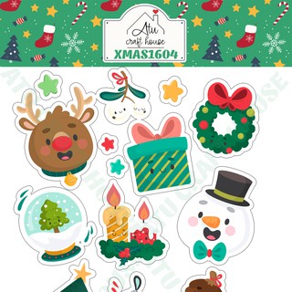 NOEL - Sticker cắt rời (nhiều mẫu) - Sticker die-cut - Nguyên liệu làm Scrapbook Handmade