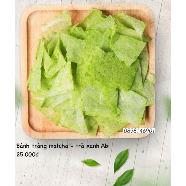 [hot6319]  BÁNH TRÁNG TRÀ XANH MATCHA ABI MUA 2 BỊCH TẶNG QUÀ nk032