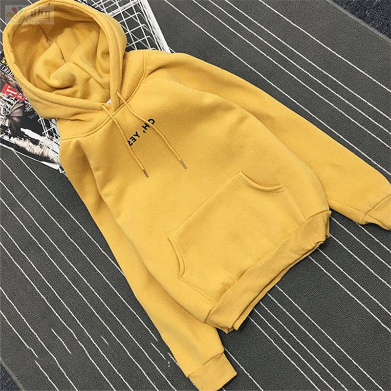 Áo Hoodie In Chữ Oh Yes Thời Trang Thu Đông 2017