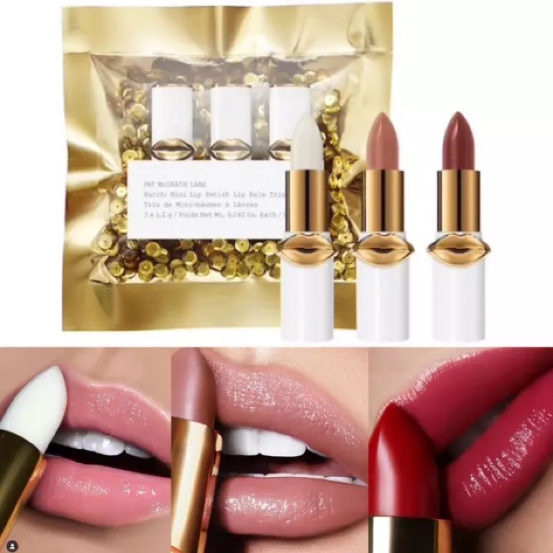 Son dưỡng PAT McGRATH LABS mini Lip Fetish Lip Balm Trio - 3 màu