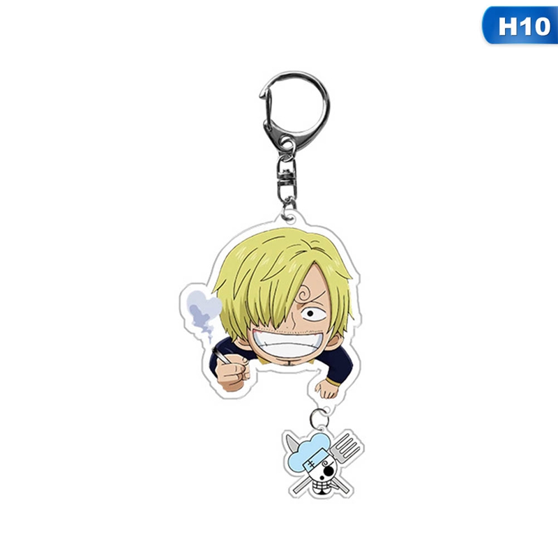 Móc khóa họa tiết nhân vật hoạt hình One Piece tùy chọn