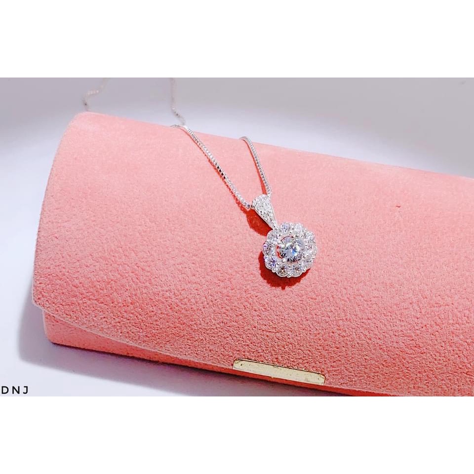 Dây chuyền nữ hình bông hoa nhỏ xinh xắn LINH MIU SILVER