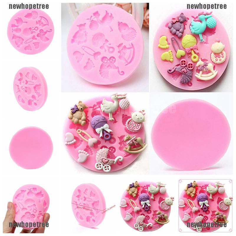 Khuôn fondant Dùng Trang Trí Bánh Với Họa Tiết Hình Cái Vòi Sen Dùng Cho Trẻ Nhỏ