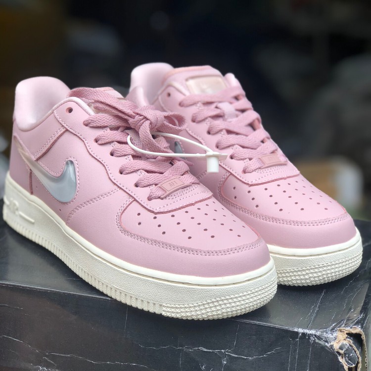 Giày Sneaker Air Forcee Hồng Bản Viền Thạch Đủ Size Nam Nữ
