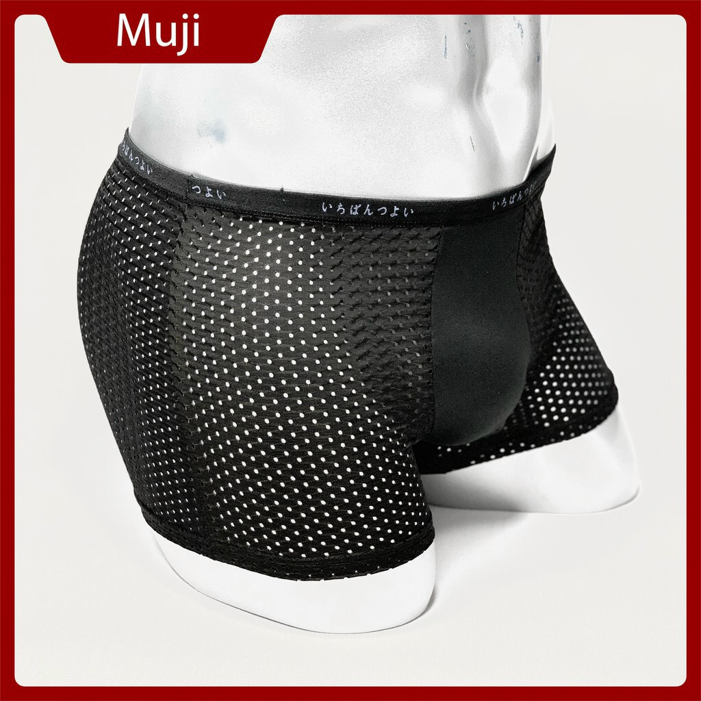 Bộ 5 Quần Lót Nam Dạng Đùi Boxer Lưới Thông Hơi