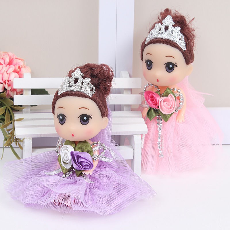 Bán hàng trực tiếp tại nhà máy Búp bê Hengchao Barbie trẻ em 12cm Đồ chơi món quà sinh nhật cô gái dễ thương