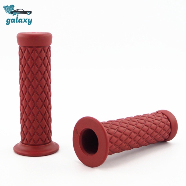 Bộ 2 cùm tay lái cao su 7/8&quot; 22mm màu cafe dành cho xe máy