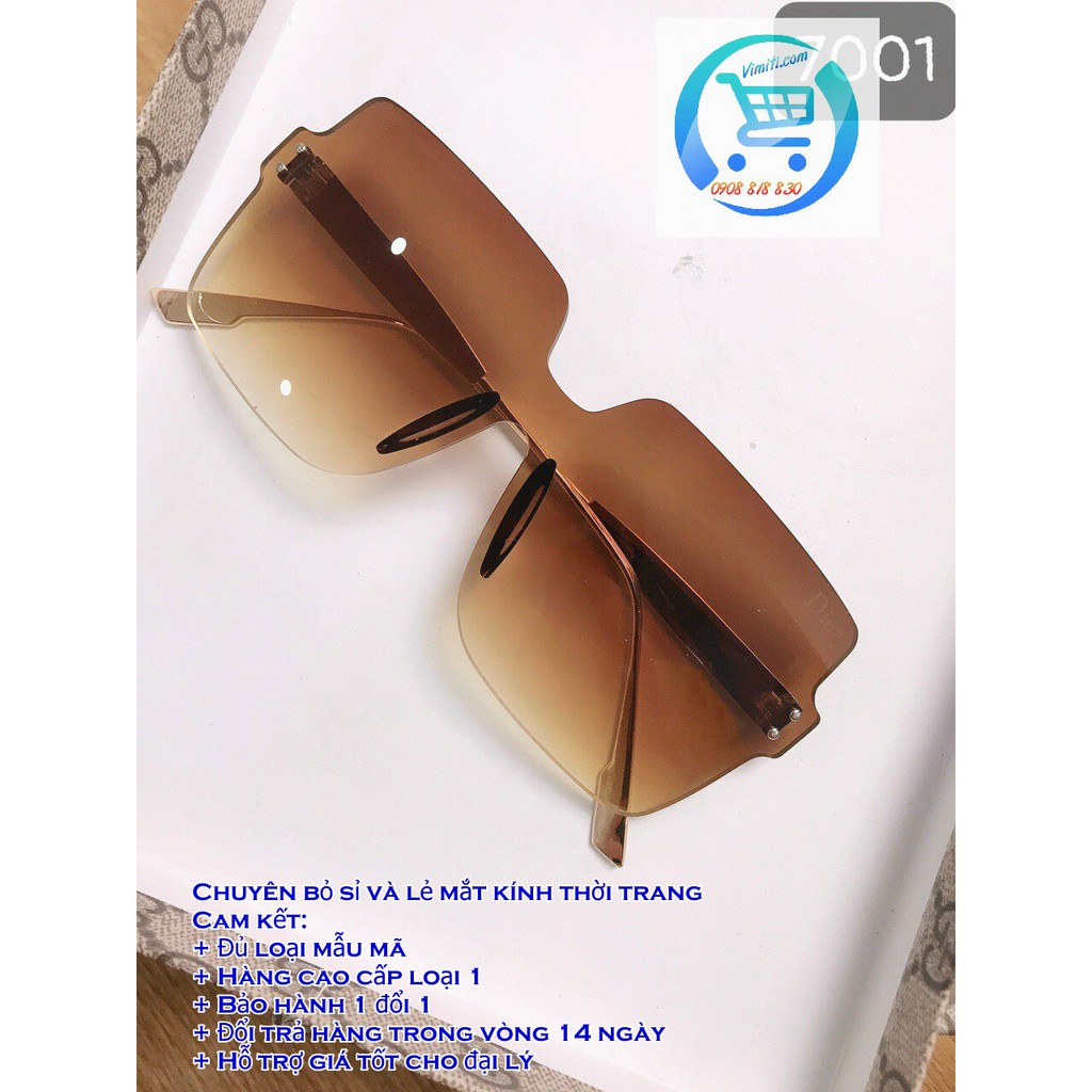 Kính thời trang cao cấp Dior dành cho nam và nữ, tròng kính chuẩn Polarized