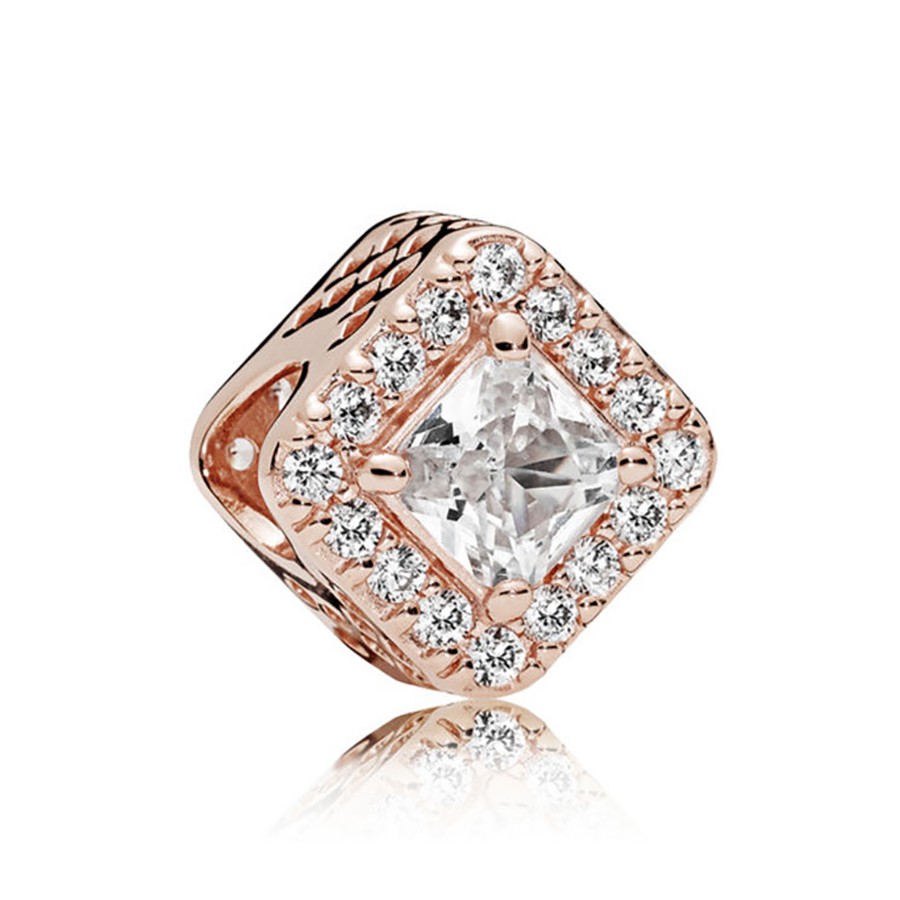 Hạt Charm Hình Xương Rắn Màu Vàng Hồng Dùng Làm Trang Sức Thủ Công