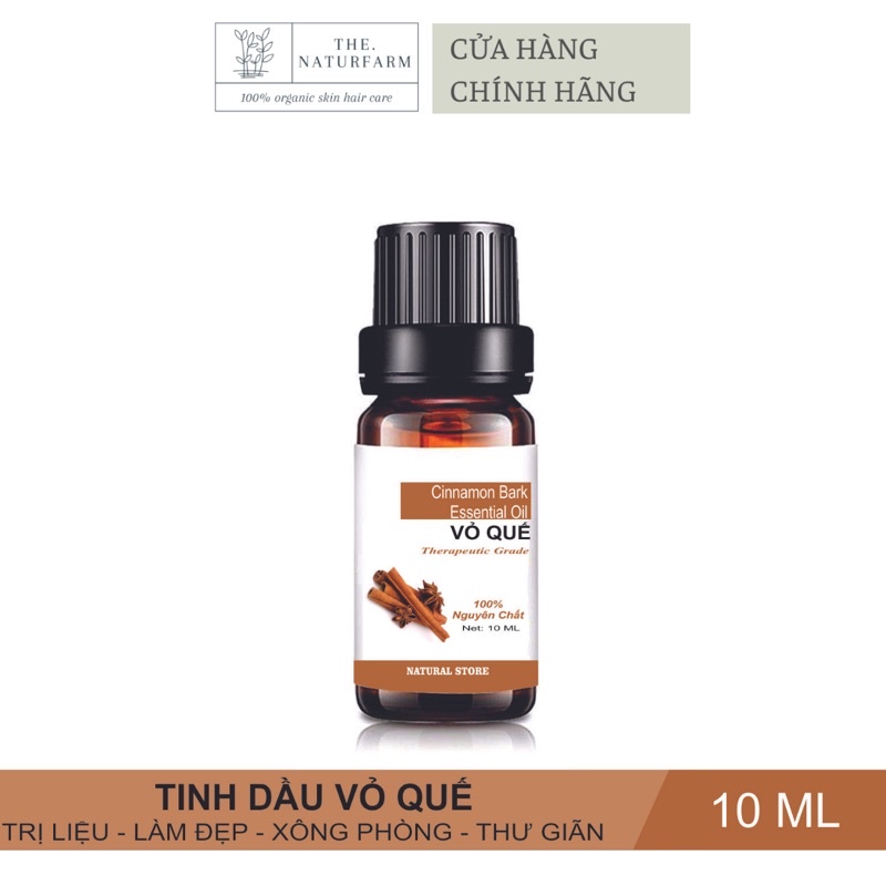 Tinh Dầu Vỏ Quế 10ML Nguyên Chất Organic - Cinnamon Bark Essential Oil