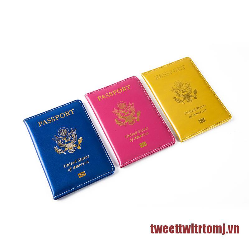 TOMJ Passport Travel PU Leather Cover for Passport Organizer Passport Protecto