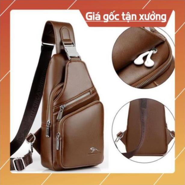 [FREESHIP]Túi Đeo Chéo Nam Da PU Cao Cấp Chống Nước- Phong Cách Thể Thao Hàn Quốc Đậm Chất Men | BigBuy360 - bigbuy360.vn