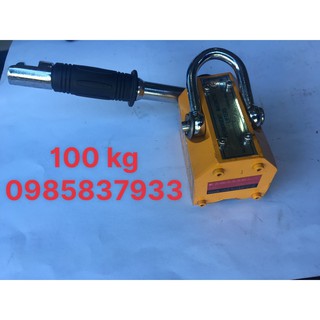 Nam châm tay gạt 100 kg Kawasaki tiêu chuẩn Nhật tại máy cầm tay NTT bảo hành dài hạn dùng để hút tấm thép khi nâng hạ