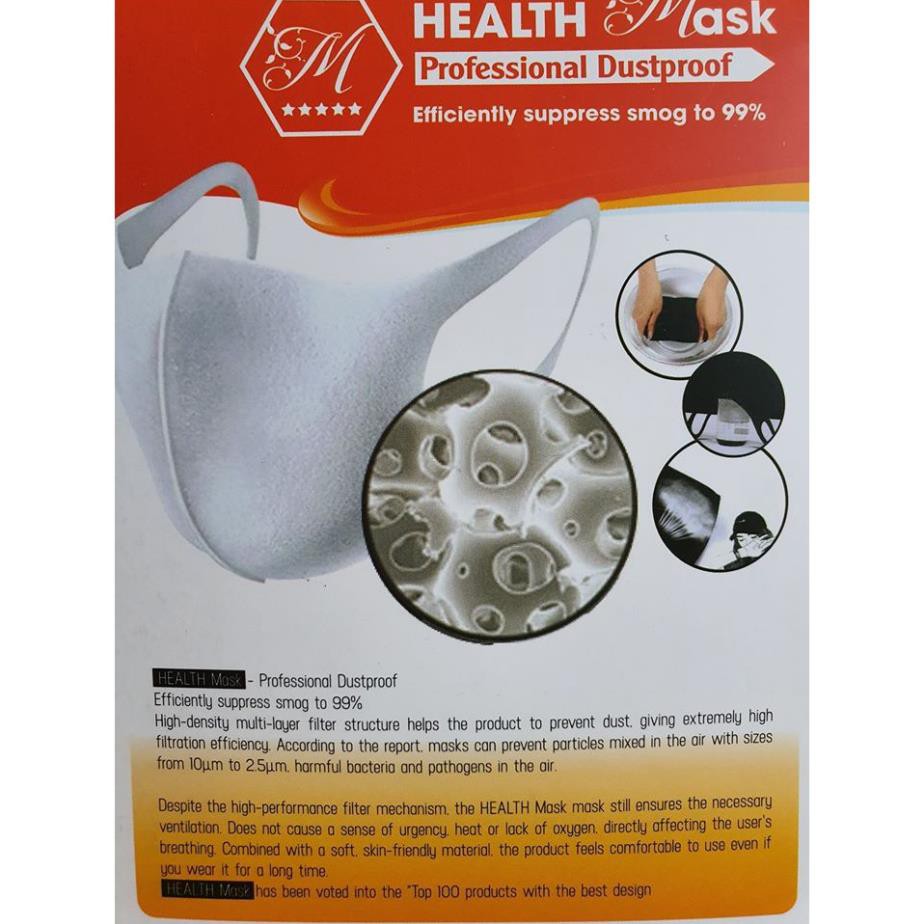 HỘP KHẨU TRANG VẢI 3D NHUNG NHẬT HEALTH MASK | BigBuy360 - bigbuy360.vn