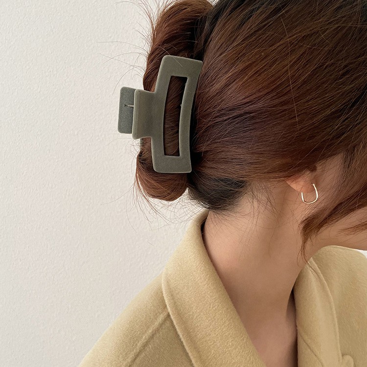 Kẹp Tóc Cỡ Lớn Thiết Kế Đơn Giản Hợp Thời Trang Phong Cách Hàn Quốc