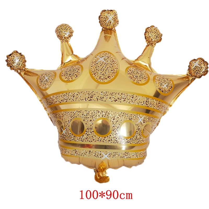 Bong bóng hình vương miện cỡ lớn trang trí tiệc sinh nhật cho trẻ em