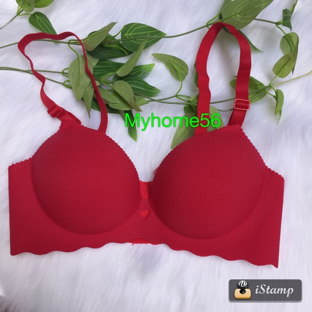 áo ngực su vân ngang ko gọng chất cực đẹp- su tim