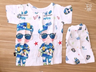 Combo 5 bộ lanh bé trai