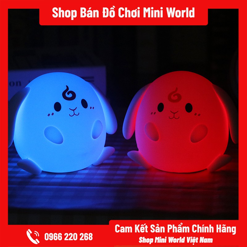 Đèn Ngủ Mini World Thỏ Ngọc [Đi Kèm Thêm 1 Bộ Đồ Chơi]