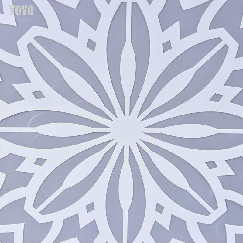Khuôn vẽ họa tiết mandala 30x30cm trang trí tiện lợi