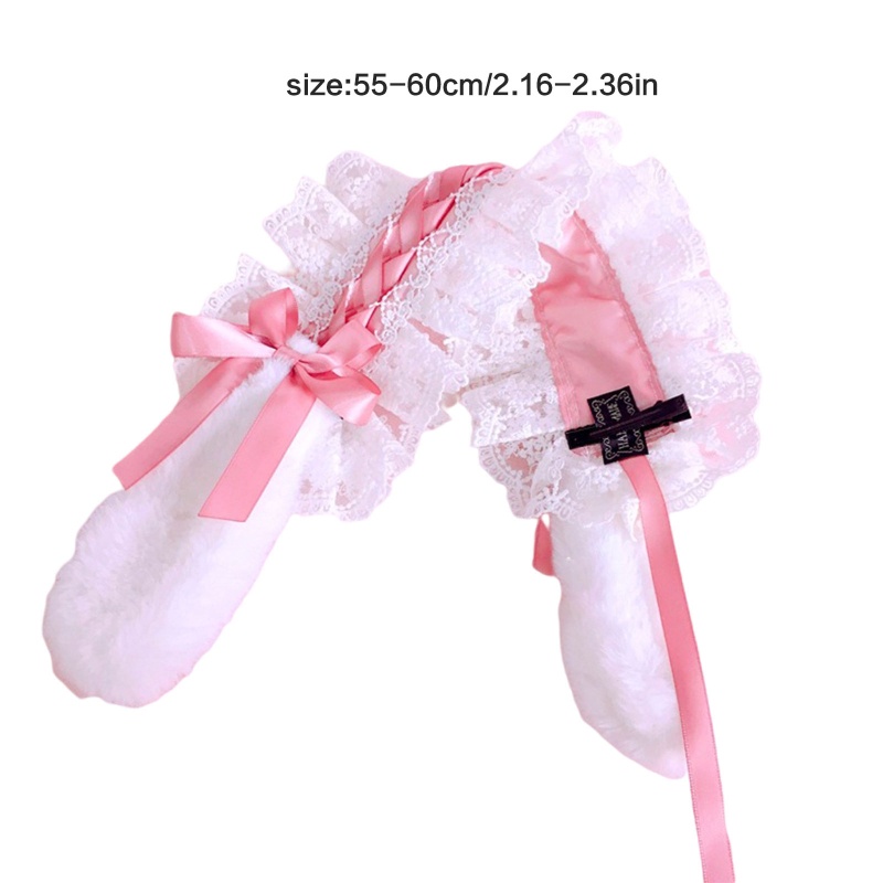 Giá Đỡ Băng Đô Trang Điểm Phối Ren Xếp Ly Dành Cho Nữ