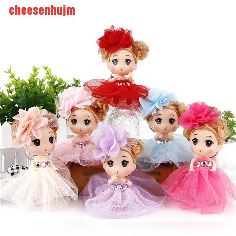 Búp Bê Đồ Chơi Mini 12cm Có Móc Khóa Điện Thoại