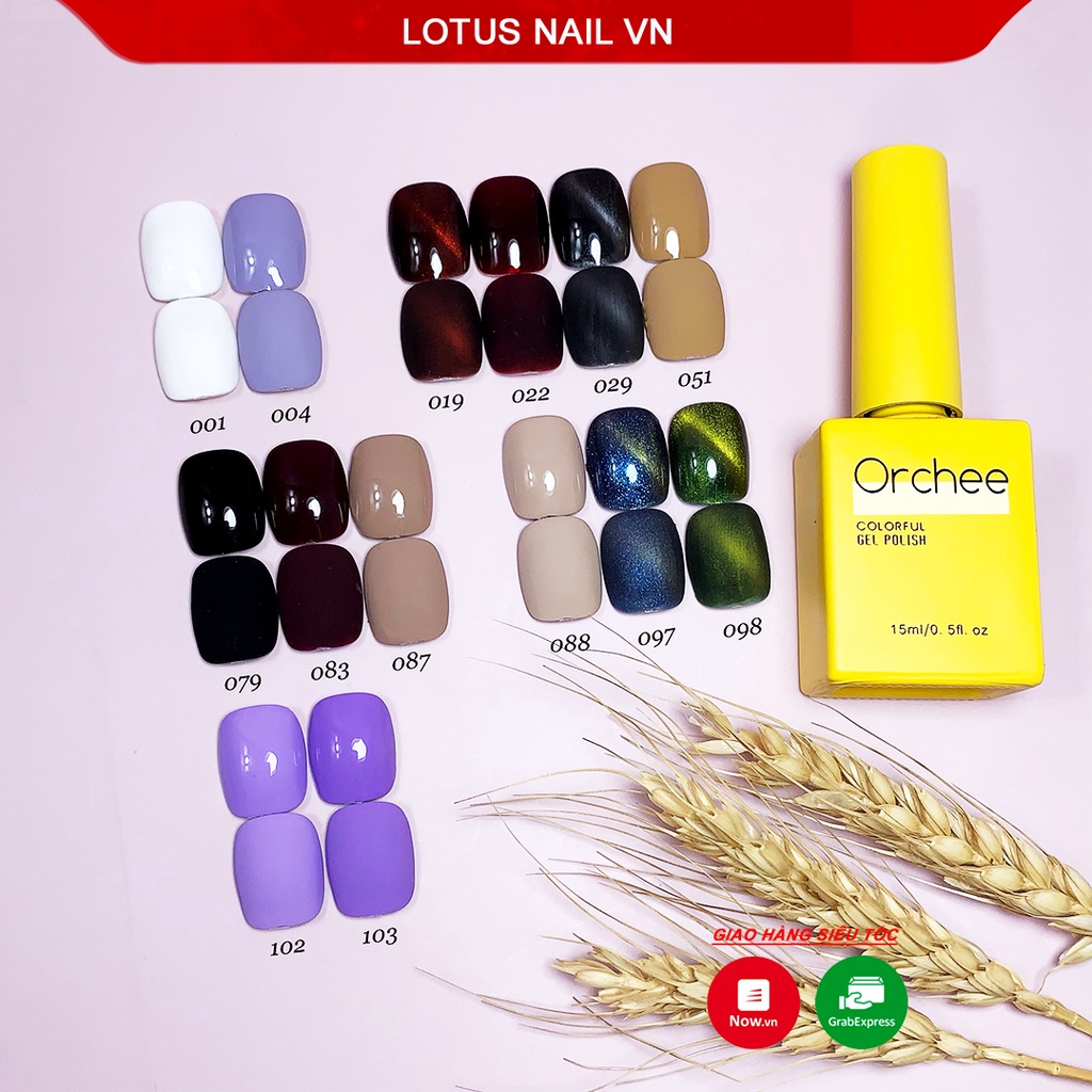 Sơn gel Orchee chai vuông 15ml nhập khẩu từ USA