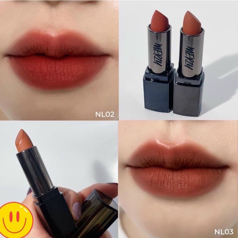 Son sáp Merzy in the lipstick siêu lì mịn môi