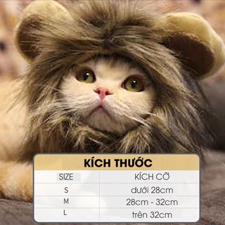 Mũ sư tử cho Mèo